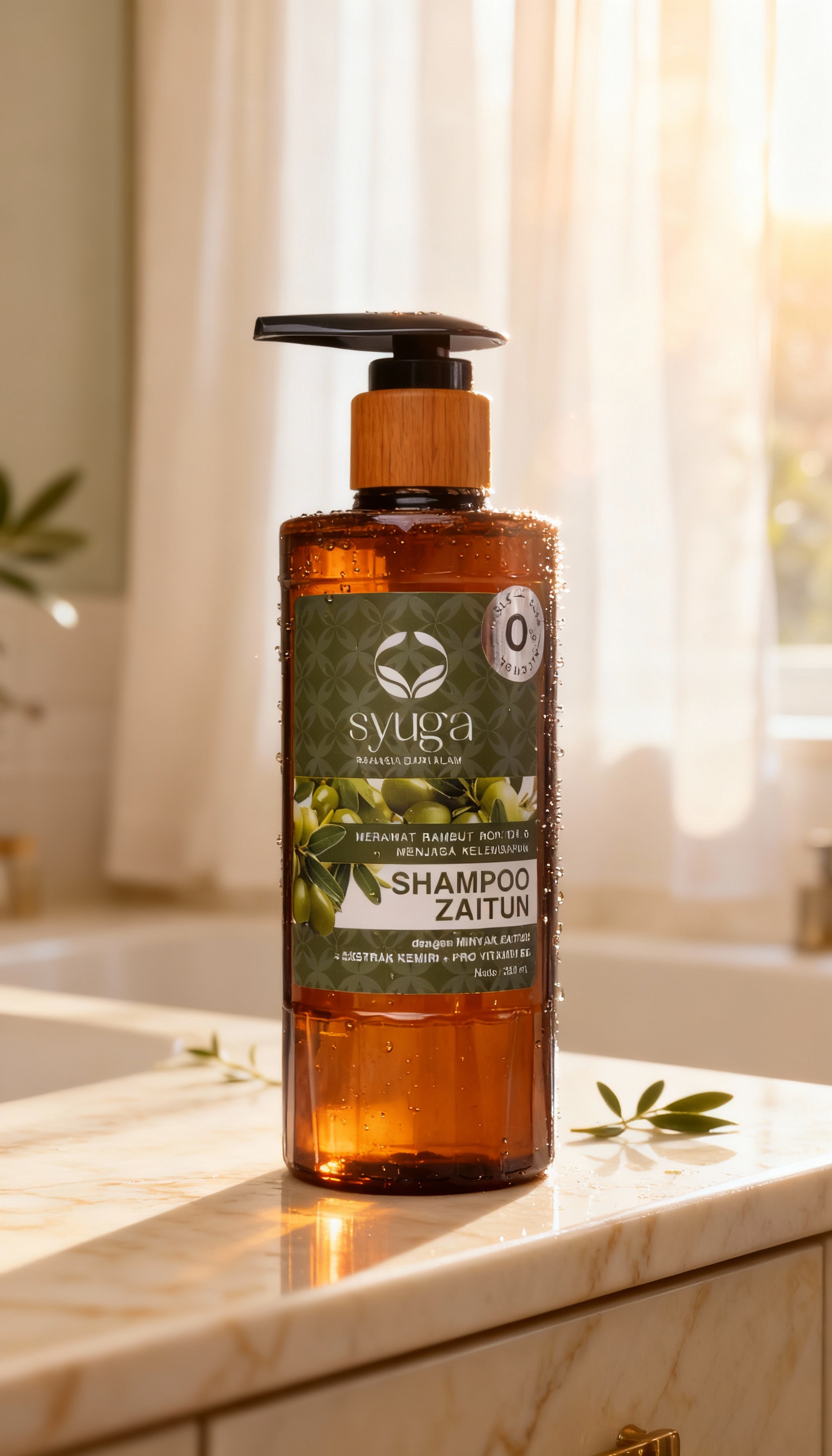 Syuga Shampoo Zaitun: Perawatan Lembut untuk Rambut dan Kulit Kepala Sehat