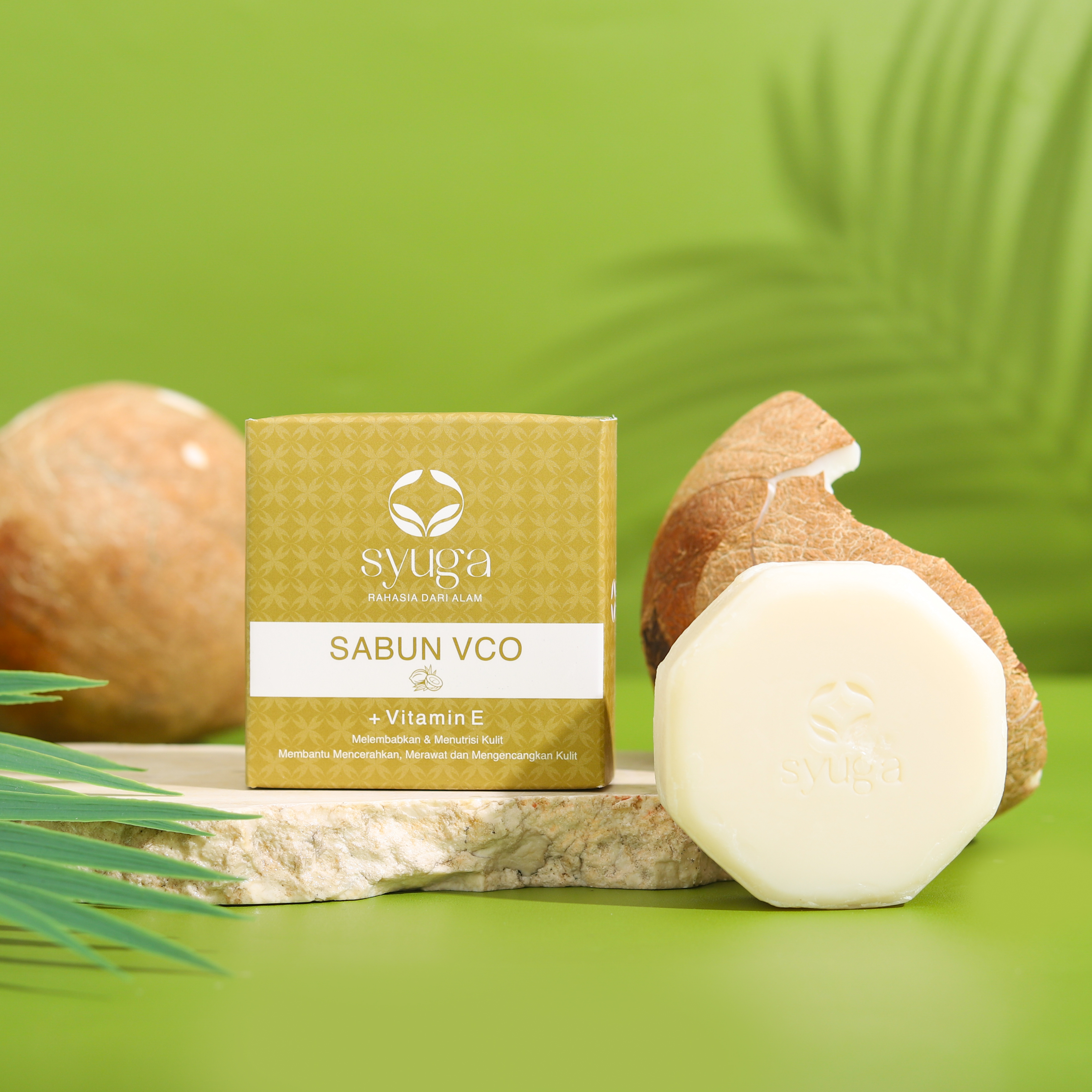 Syuga Sabun VCO 100gr Sabun Jerawat Punggung Sabun Badan